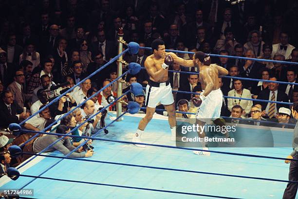 Ali Hand Rising 1,270 Muhammad Ali Madison Square Garden Photos & High Res Pictures ...