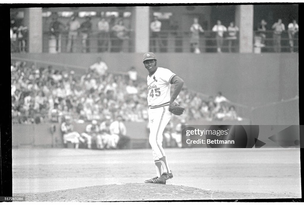 Cardinals Pitcher Bob Gibson