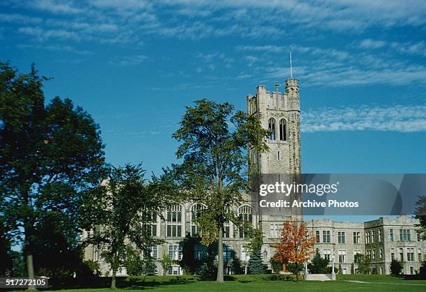 The University of Western Ontario in London, Ontario, Canada, circa 1960.