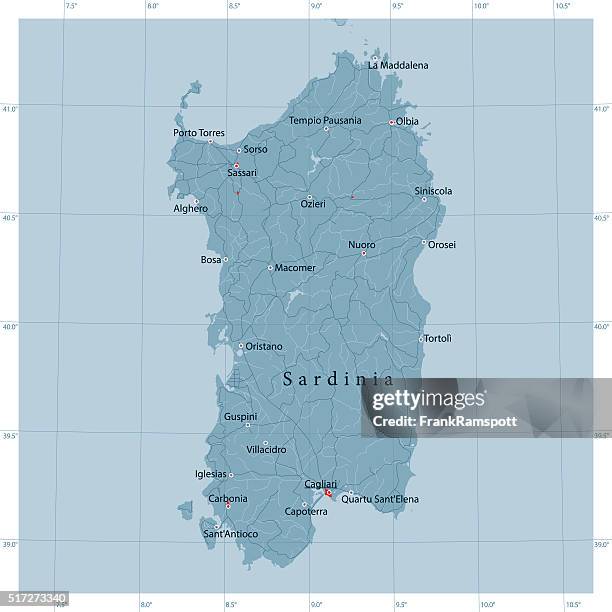 Sardinia Map
