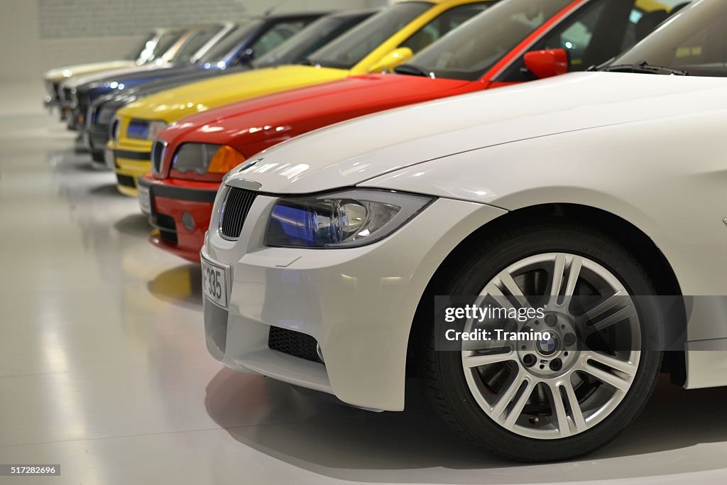 BMW 3-series in a row