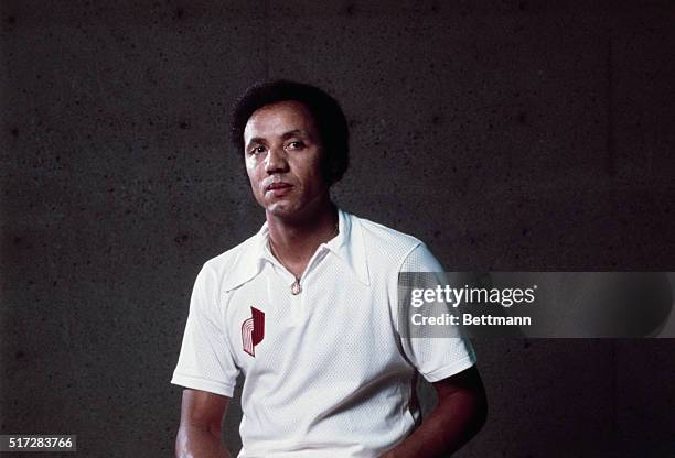 Lenny Wilkens, of the Portland Trail Blazers basketball team.