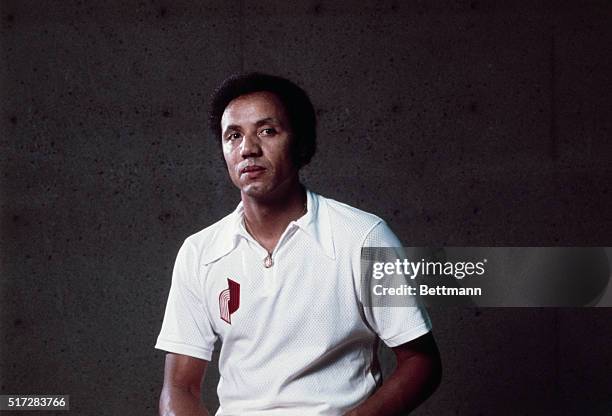 Lenny Wilkens, of the Portland Trail Blazers basketball team.