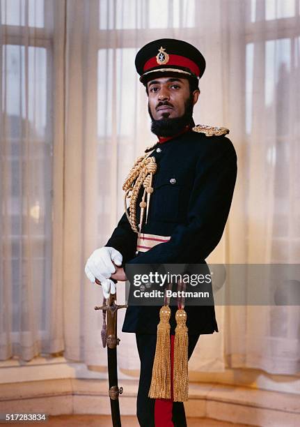 His Majesty Sultan of Oman, Qaboos Bin Sa'id.