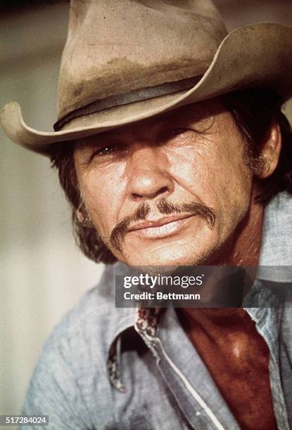 Charles Bronson as he appears in the 1975 motion picture Breakout.
