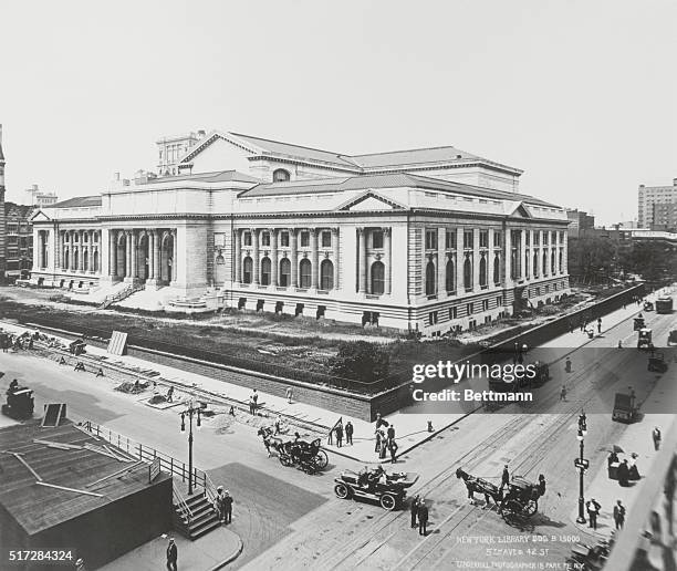 New York: New York Library, 5th Avenue and 42nd Street..