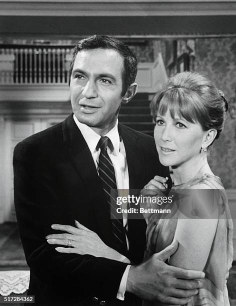 Ben Gazzara and Julie Harris in an episode entitled The Rape of Lucrece on the Run For Your Life television series.