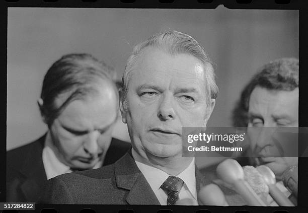 Washington, D.C.: In a direct challenge to President Nixon, the Senate Judiciary Committee voted unanimously to call White House counsel John W. Deah...