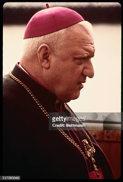 Hollywood, CA: Actor Raymond Burr portrays Angelo Cardinal Roncalli who was to become Pope John XXIII in the Television movie Portrait: A Man Whose...