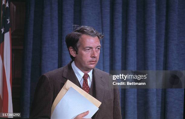 Albany, NY: Close-up of Joseph Hynes, appointed a deputy attorney general as the chief special prosecutor in the nursing home scandal investigation...