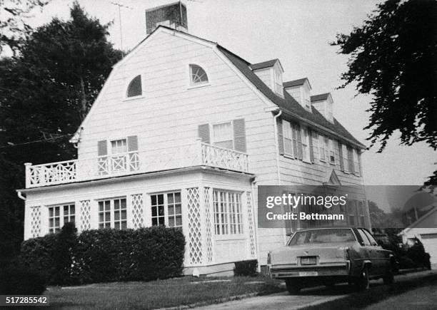 View of the home of Ronald DeFeo Sr.,the car salesman, his wife, two daughters and two sons were found shot to death on . Ronald DeFeo Jr. The only...