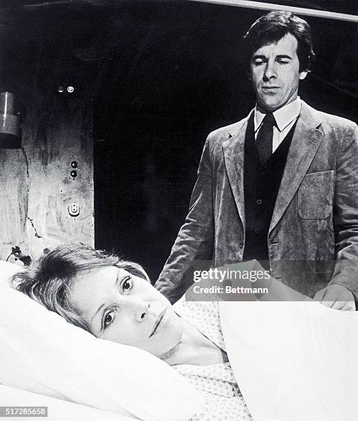 Mary Tyler Moore, in the lead role, shares a scene with James Naughton, who plays a doctor, in a new production of Whose Life Is It Anyway? Mary...