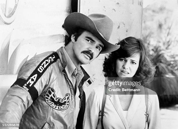 Together Again. Burt Reynolds, who plays "The Bandit," and Sally Field share a scene in the new Universal Studio's release Smokey and the Bandit III,...