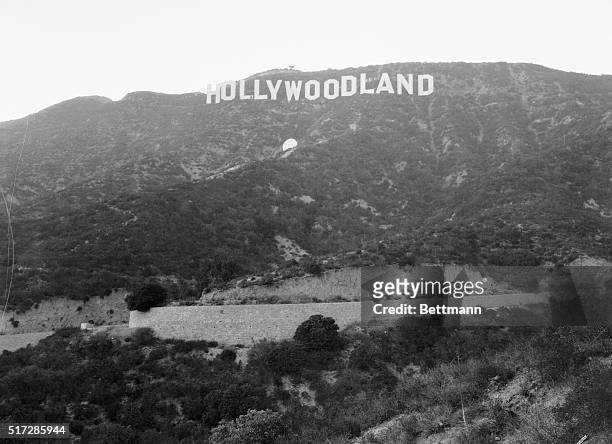 California: Actress Ends Life With Hump From Hollywood Sign. Pictured above is the giant sign overlooking Hollywood, California, from which Lillian...