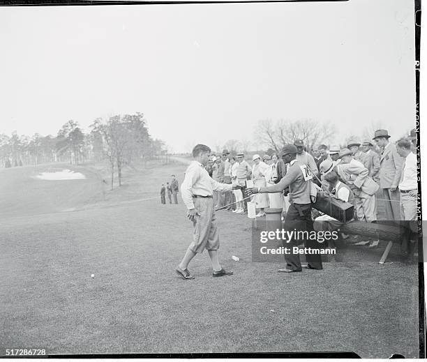 Bobby Jones Resumes Golf After Four Year Absence. Augusta, Georgia: Ending four years of absence from golf, Bobby Jones returned to active...