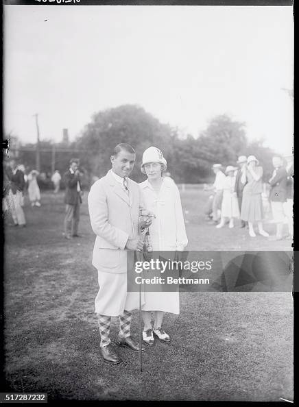 Mr. and Mrs. Gene Sarazen at Golf Tournament Mr. and Mrs. Gene Sarazen at Golf Tournament