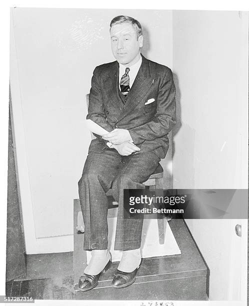 To Testify for Hauptmann. Pictured above is Henry Uhlig, friend of both Bruno Richard Hauptmann and the late Isador Fisch, who will testify in...