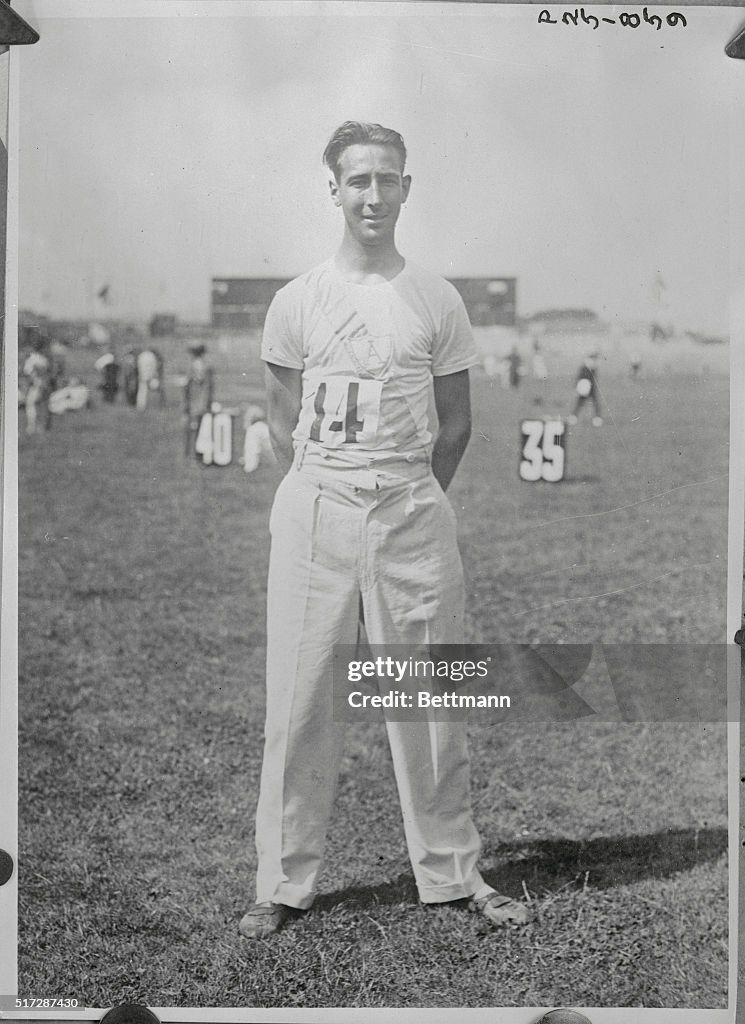 L. Brunetto Posing at The Olympic Games