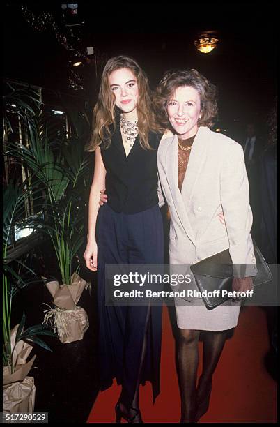 Nicole Courcel and daughter Julie Andrieu - French film awards ceremony