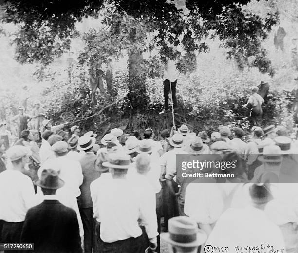 Lynching. Miller Mitchell, Negro, lynched by mob at Excelsior Springs, Missouri.