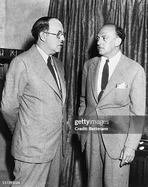 Seperated by the breath of a continent, Jack and Harry Cohn, Vice-President and President of Columbia Pictures, respectively, met for the first time...