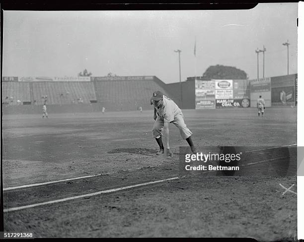 Henry "Hank" Greenberg, first baseman of the Detroit Tigers, whose supremacy in the American League for the 1935 season is virtually assured, is...