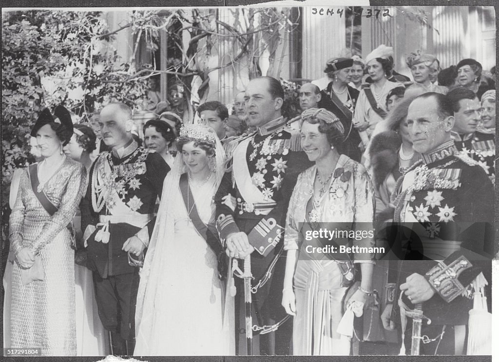 Members of a Royal Wedding Party