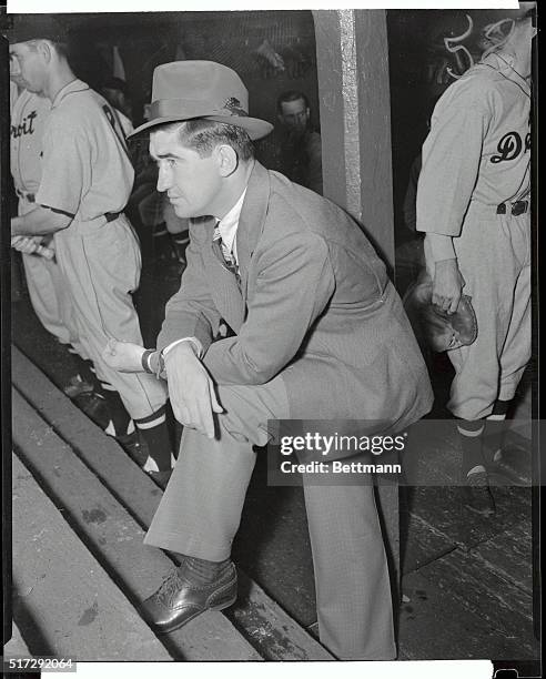 Mickey Cochrane, Manager of the Detroit Tigers, who was severely injured in May when he played against the Yankees in New York, recently returned to...