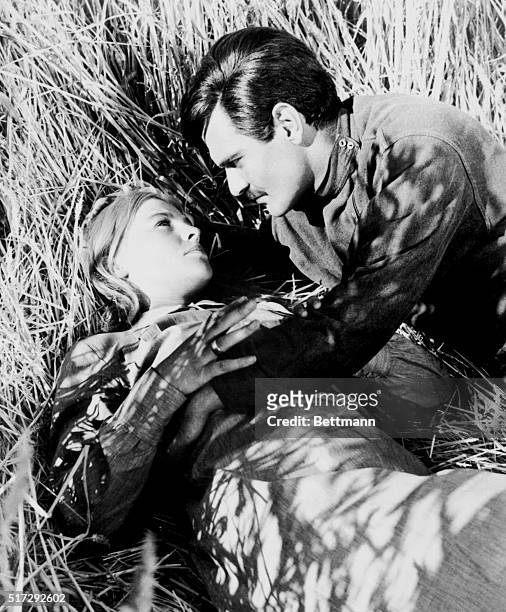Julie Christie and Omar Sharif in a scene from David Lean's 1965 romantic epic, Doctor Zhivago, set during the Russian Revolution and adapted from a...