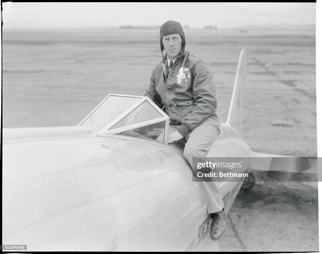 Frank Hawks Inside Low Wing Monoplane