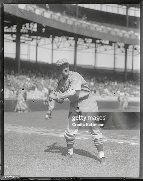 Frankie Frisch, captain and infielder of the St. Louis Cardinals.