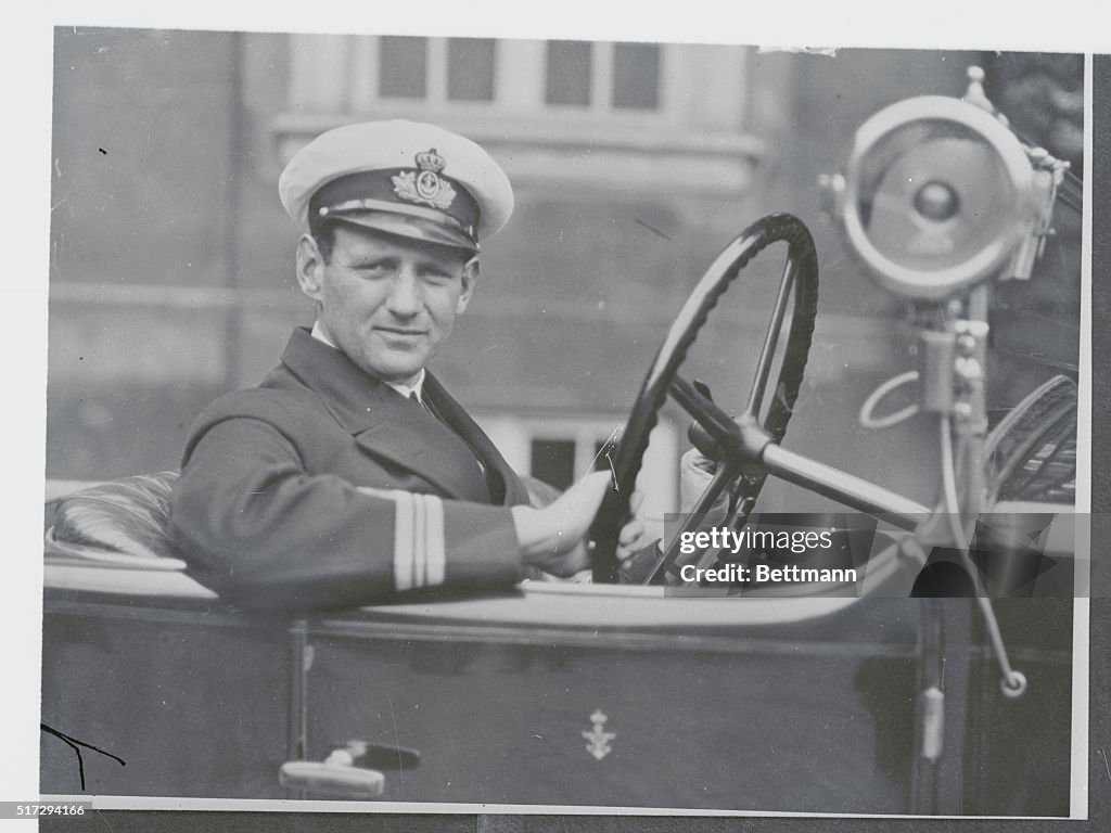 Prince Frederik Driving a Car