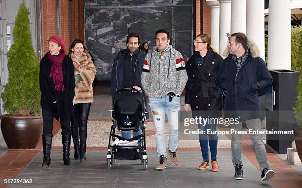 Rocio Carrasco and Fidel Albiac are seen on February 28, 2016 in Madrid, Spain.