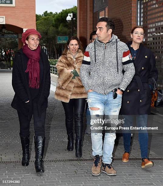 Rocio Carrasco and Fidel Albiac are seen on February 28, 2016 in Madrid, Spain.