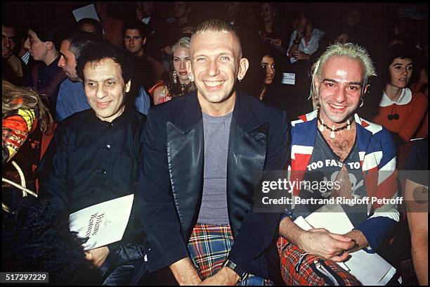 Azzedine Alaia, Jean Paul Gaultier and John Galliano - Ready to wear fashion show spring summer 1994 collection in Paris.