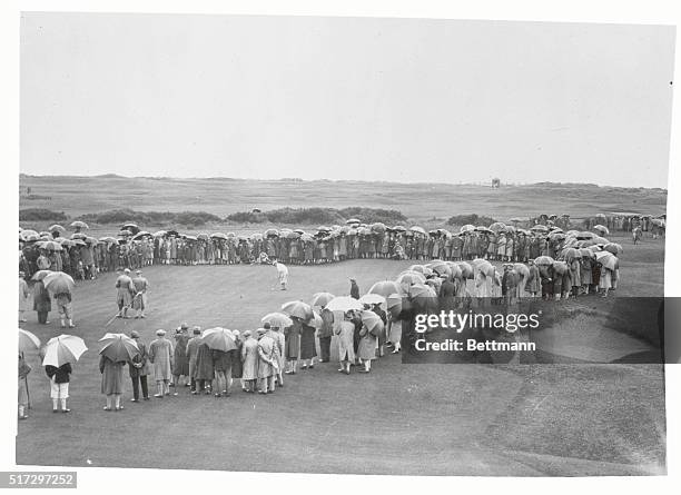 Jones Wins British Open. St.Andrews, Scotland. Photo shows Bobby Jones of America who won the British Open championship again this year as he...