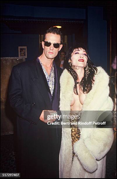 Rupert Everett and friend - "Ballade de l'amour" party