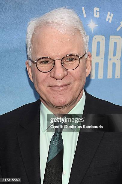 Comedian Steve Martin attends "Bright Star" Opening Night on Broadway at The Cort Theatre on March 24, 2016 in New York City.