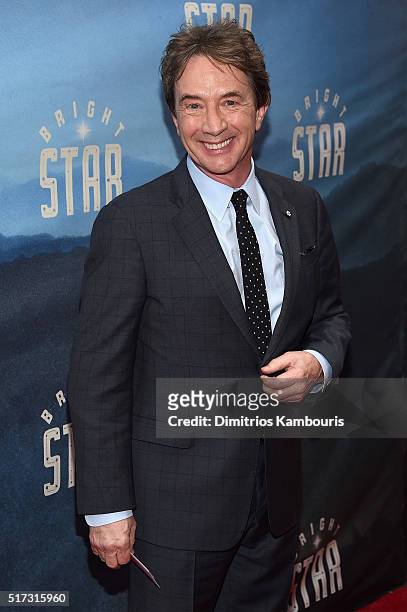 Actor Martin Short attends "Bright Star" Opening Night on Broadway at The Cort Theatre on March 24, 2016 in New York City.