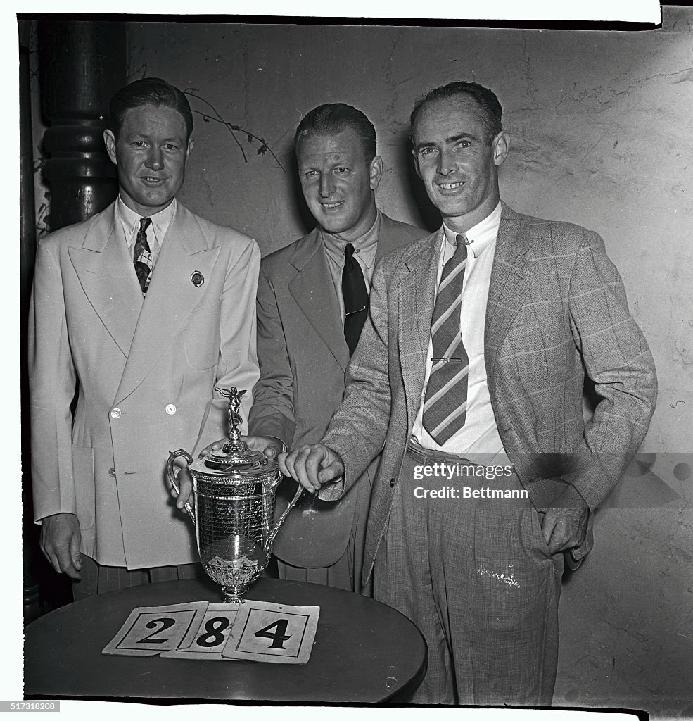 Byron Nelson, Craig Wood, and Denny Shute