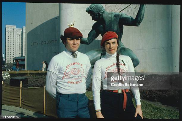 The Curtis Sliwas. Guardian Angels Leader Curtis Sliwa and wife, Lisa Evers, his assistant.