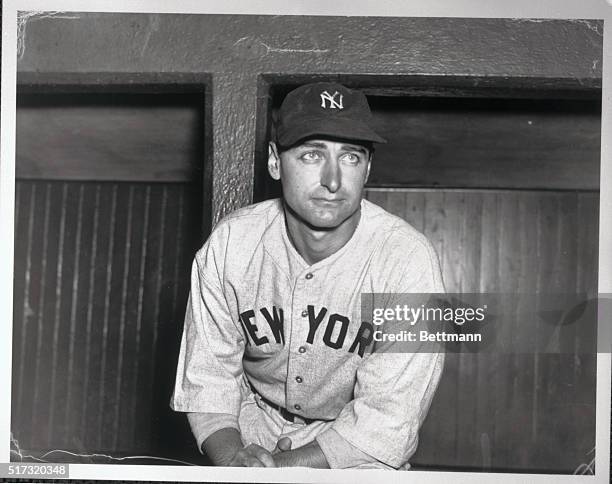 Frank Manosky, the young pitcher of the New York Yankees, whose recent feats of the mound may earn him a chance in a world series game against the...