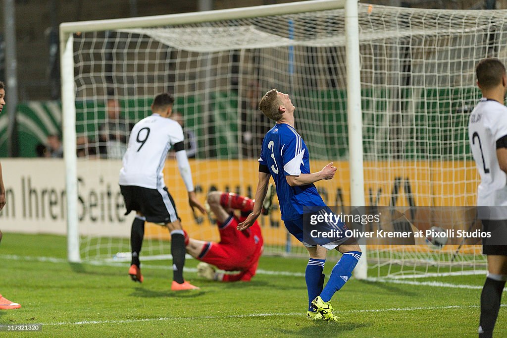 Germany U21 v Faroe Islands U21 - 2017 UEFA European U21 Championships Qualifier