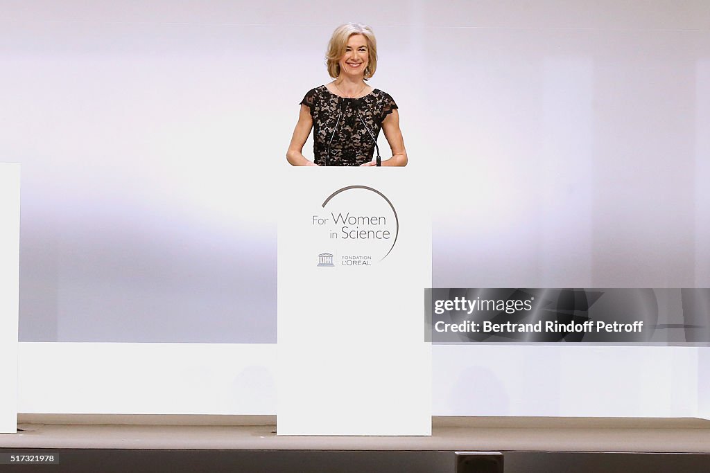 For Women In Science International Awards 2016 Edition - A Ceremony Hosted by Fondation L'Oreal