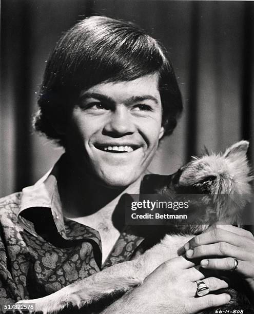 Micky Dolenz of the music group "the Monkees." Photograph, January 1967.