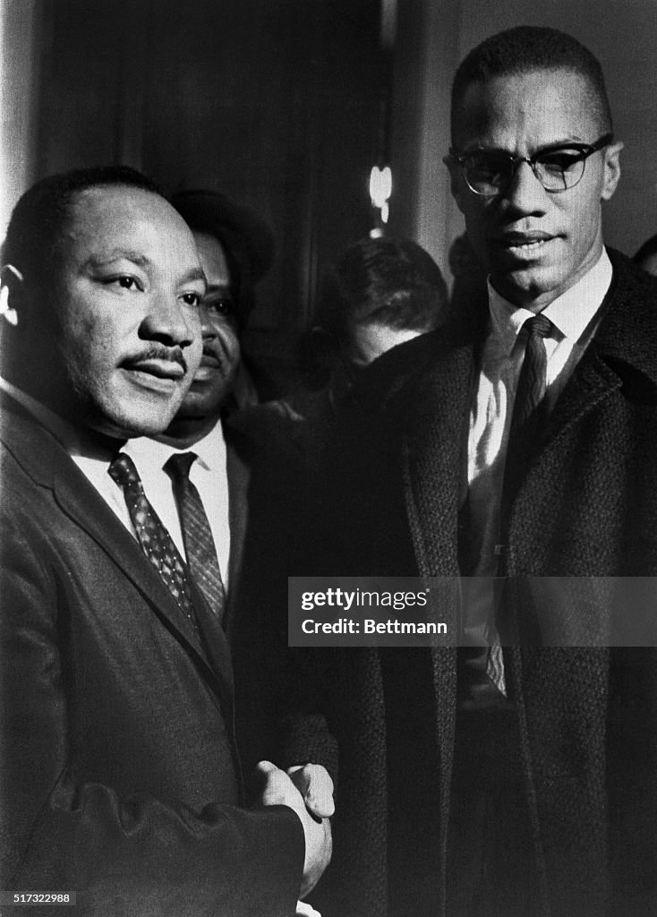 Malcolm X Meets Dr. Martin Luther King