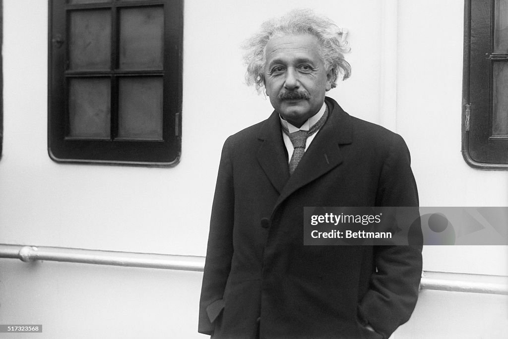 Albert Einstein Arrives in New York