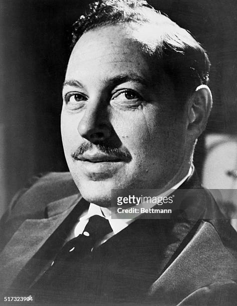 Photograph of Tennessee Williams American playwright. Undated photo