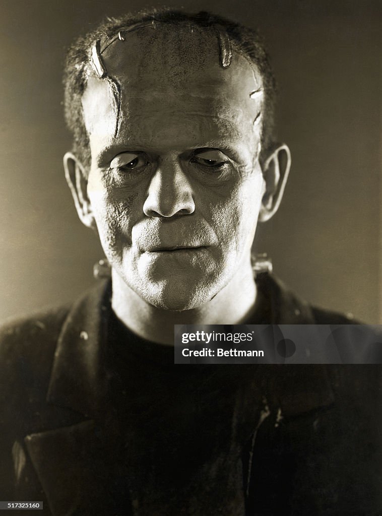 Boris Karloff as Frankenstein's Creature