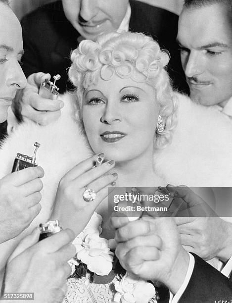 Mae West in Going to Town with Paul Cavanaugh. A Paramount picture.